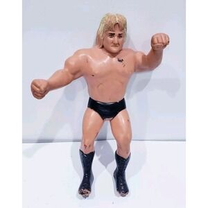 1985 WWF WWE LJN Greg The Hammer Valentine Wrestling Figure 8" Rubber Titan